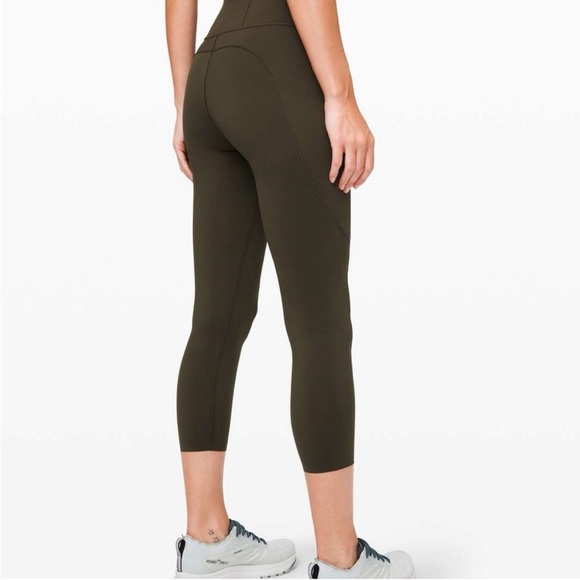 Fast and free army green 23” leggings - Picture 2 of 3